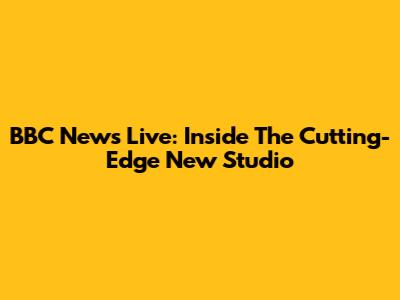 BBC News Live: Inside The Cutting-Edge New Studio