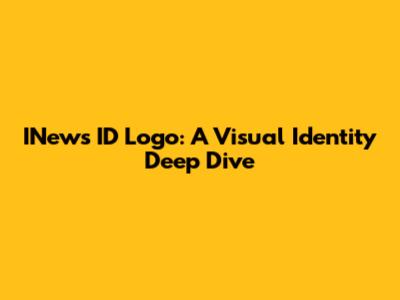 INews ID Logo: A Visual Identity Deep Dive