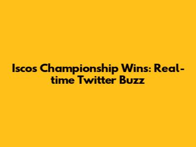 Isco's Championship Wins: Real-time Twitter Buzz