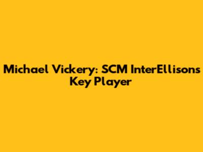 Michael Vickery: SCM InterEllison's Key Player