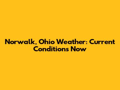 Norwalk, Ohio Weather: Current Conditions Now