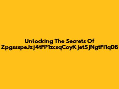 Unlocking The Secrets Of ZpgssspeJzj4tFP1zcsqCoyKjetSjNgtFI1qDB